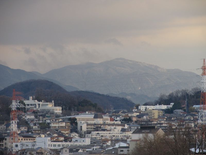 黄昏の柏原市大県 林道信貴太平寺線 から あべのハルカス 大阪情報サロン