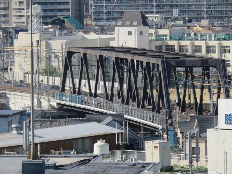 おおさか東線鴫野駅付近寝屋川橋梁切替移設工事 2016年4月 大阪情報サロン