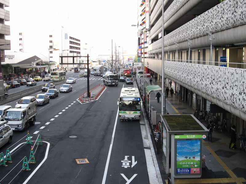 天王寺駅におけるバス運行の現状 その2 市バス行先別のりば 大阪情報サロン