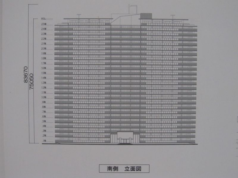 プラウドシティ新大阪 建設状況、25階建、総310戸免震高層レジデンス 2013.12: 大阪情報サロン