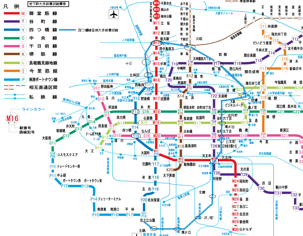 大阪地下鉄路線案－渾身の新線計画私案！ : 大阪情報サロン